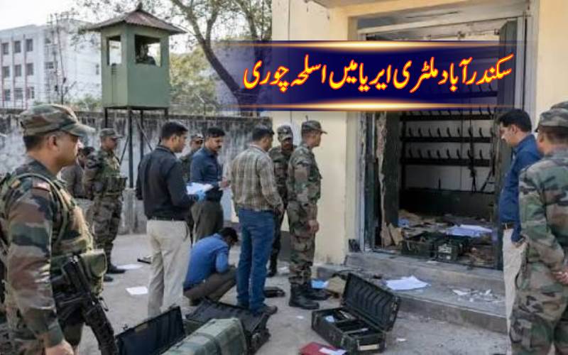 سکندرآباد اسلحہ چوری کیس میں نیا موڑ، اندرونی افراد پر بھی شبہ
